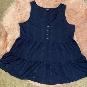 Torrid size 2 Blue Tank